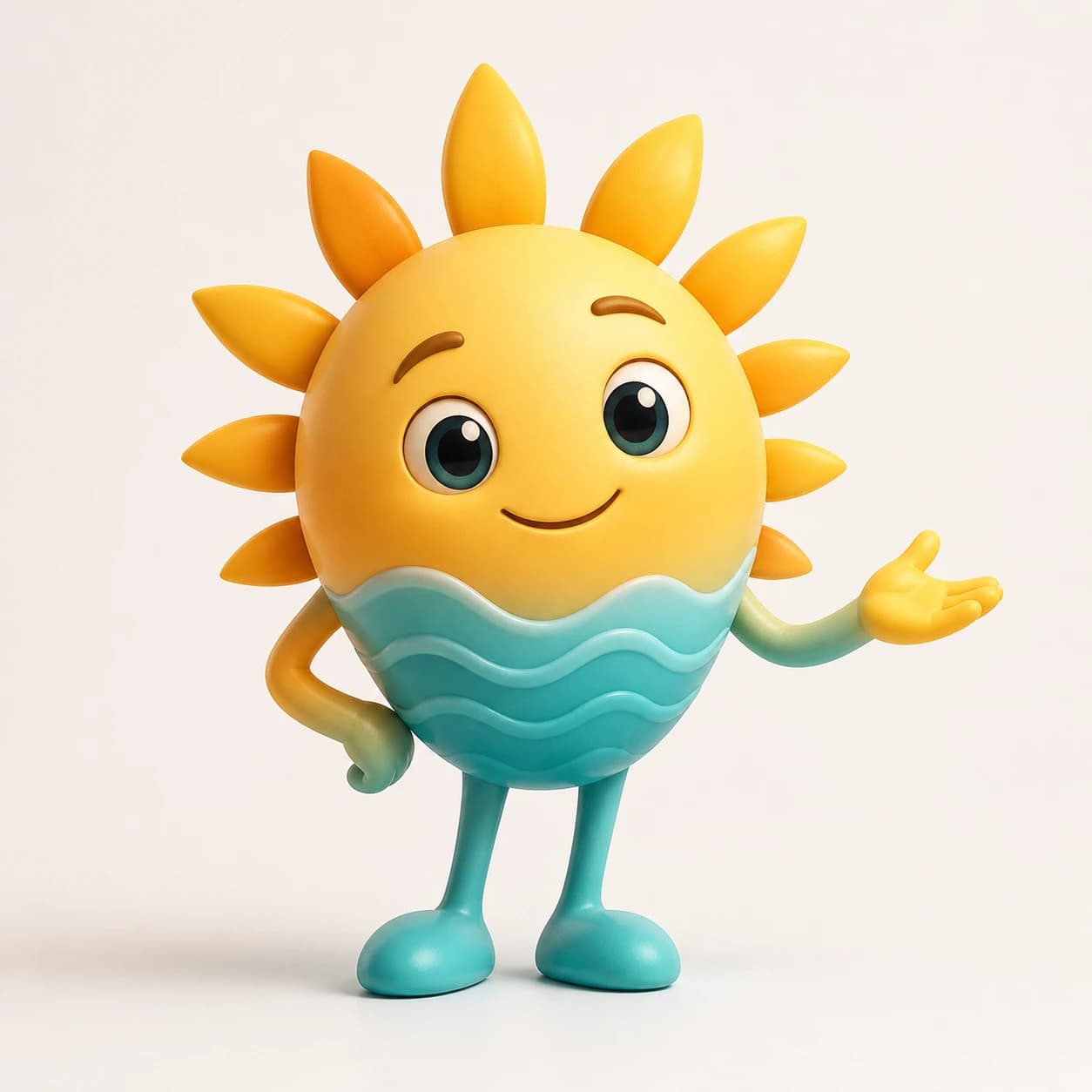 Mascotte chatbot Luma du camping